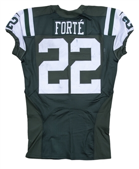 2016 Matt Forte Game Used New York Jets Home Jersey Photo Matched To 11/13/2016 (NFL-PSA/DNA)